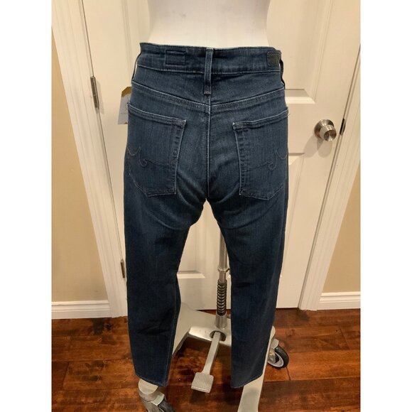 Adriano Goldschmied Dark Wash The Farrah Skinny High-Rise Skinny Blue Jean Sz 30 - Picture 6 of 8